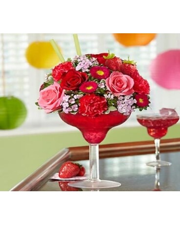 Strawberry Floral Margarita